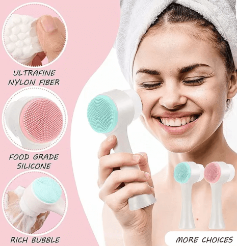 buy best 2 in 1 silicone facial cleansing brush from pakistan at getnow.pk . best lowest prices with today fast shipping in pakistan 4